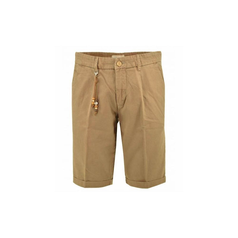 Brown Cotton Short