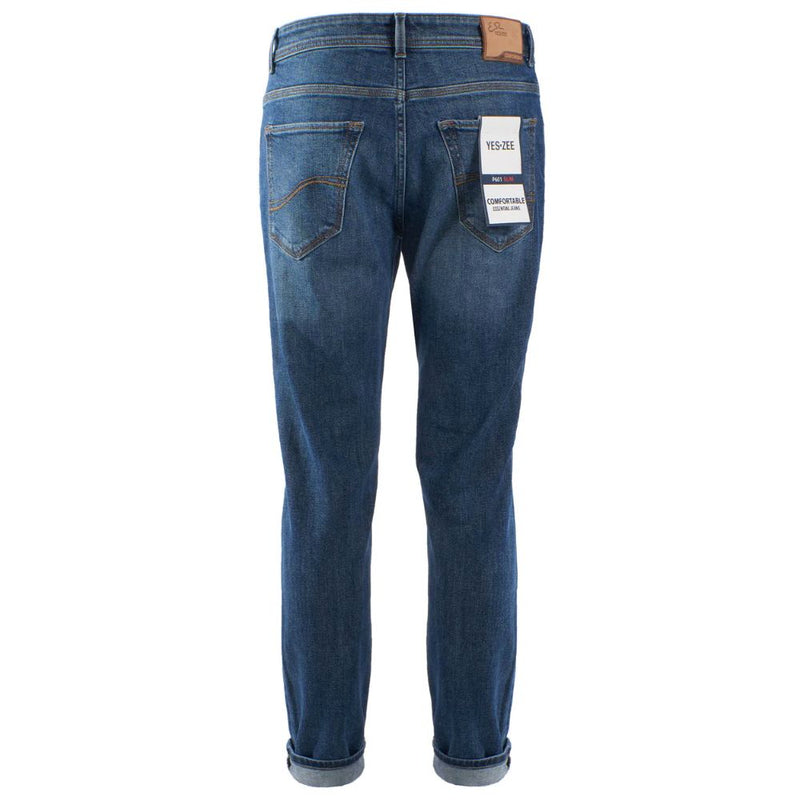 Blue Cotton Jeans & Pant