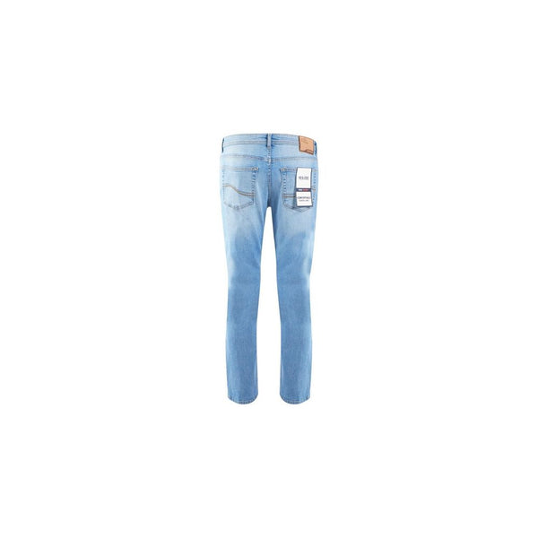 Light Blue Cotton Jeans & Pant