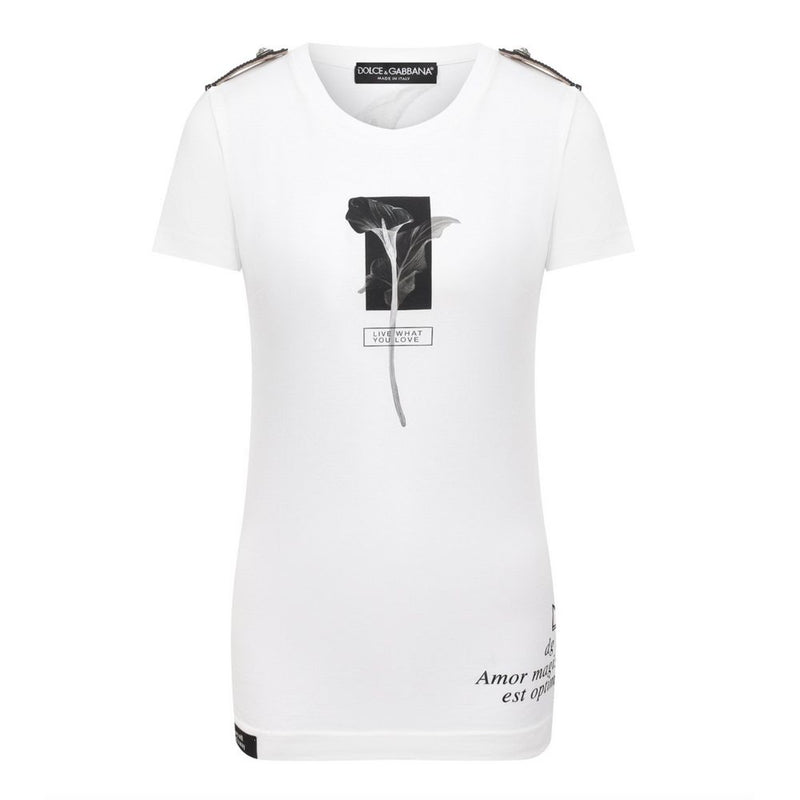 White Cotton Tops & T-Shirt