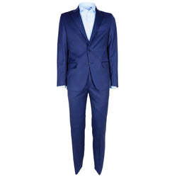 Blue Wool Vergine Suit