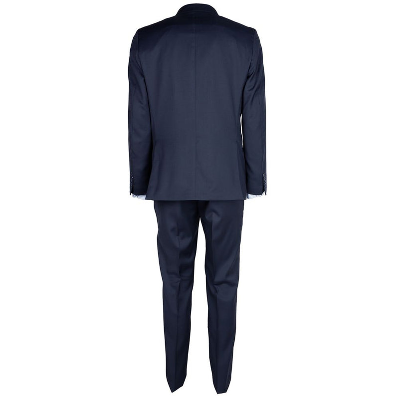 Blue Wool Vergine Suit