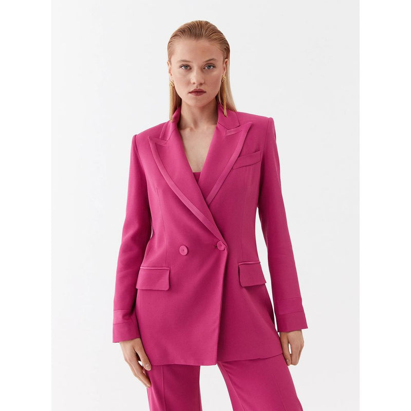 Fuchsia Viscose Suits & Blazer