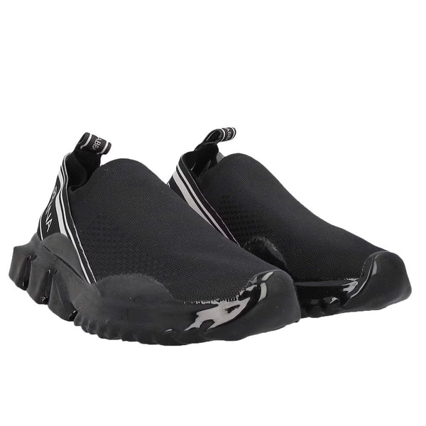 Black Polyester Sneaker