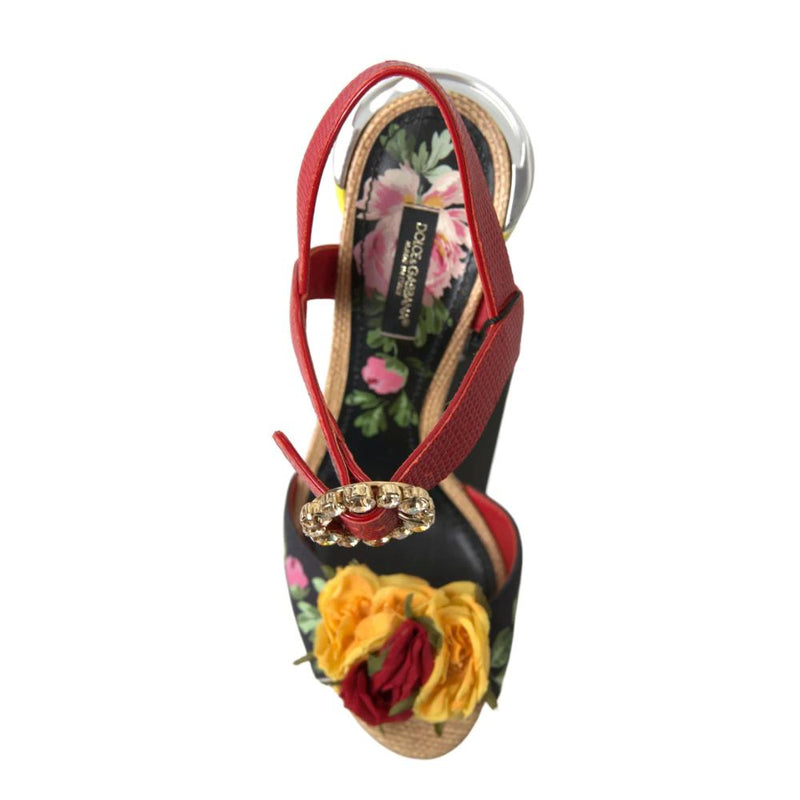 Multicolor Leather Di Calfskin Sandal