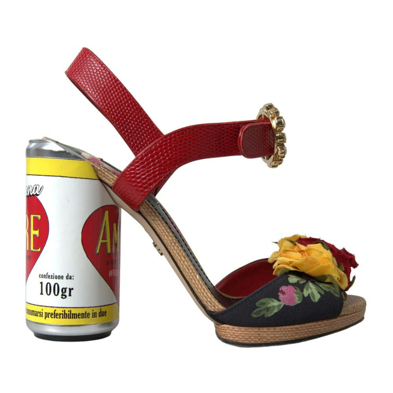 Multicolor Leather Di Calfskin Sandal