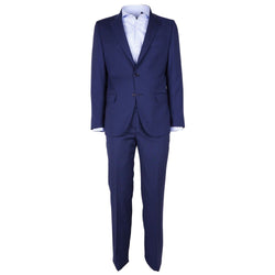 Blue Wool Vergine Suit