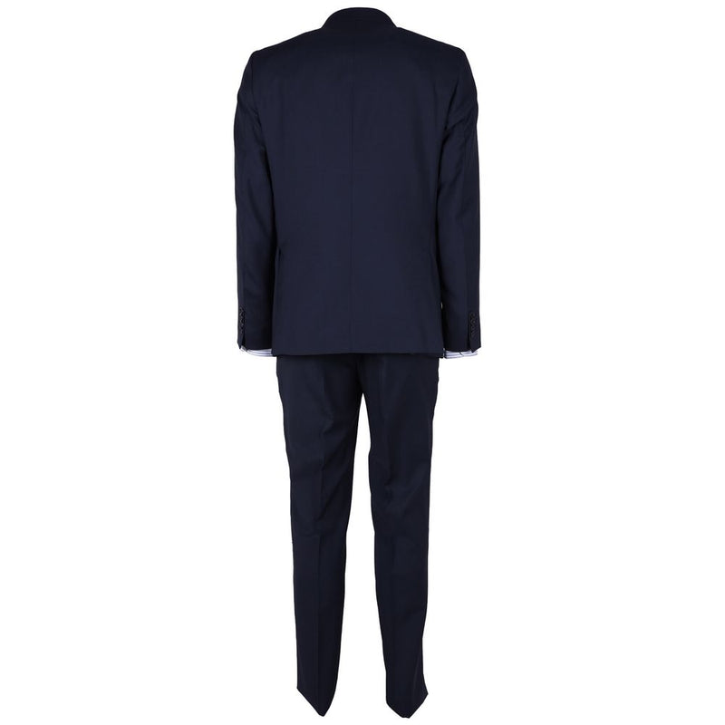 Blue Wool Vergine Suit