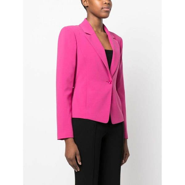 Fuchsia Polyester Suits & Blazer