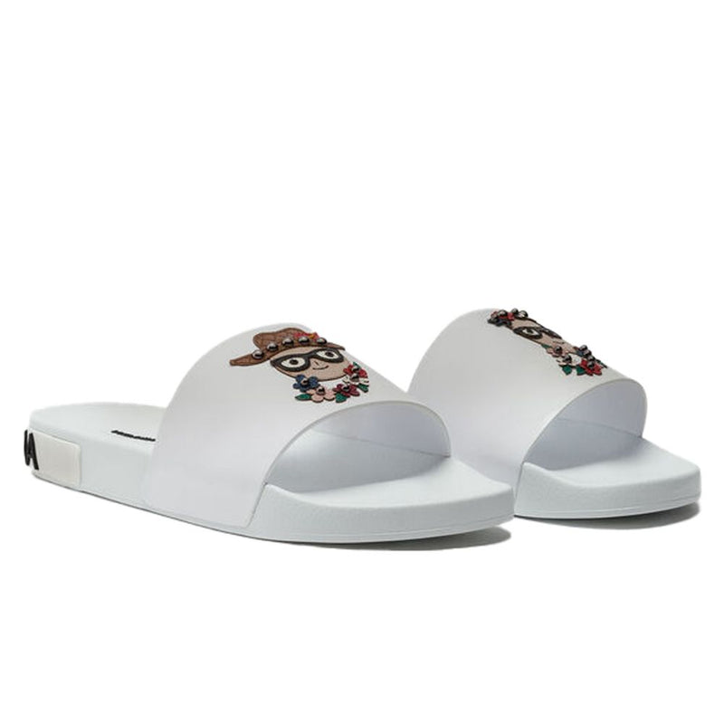 White Cotton Sandal