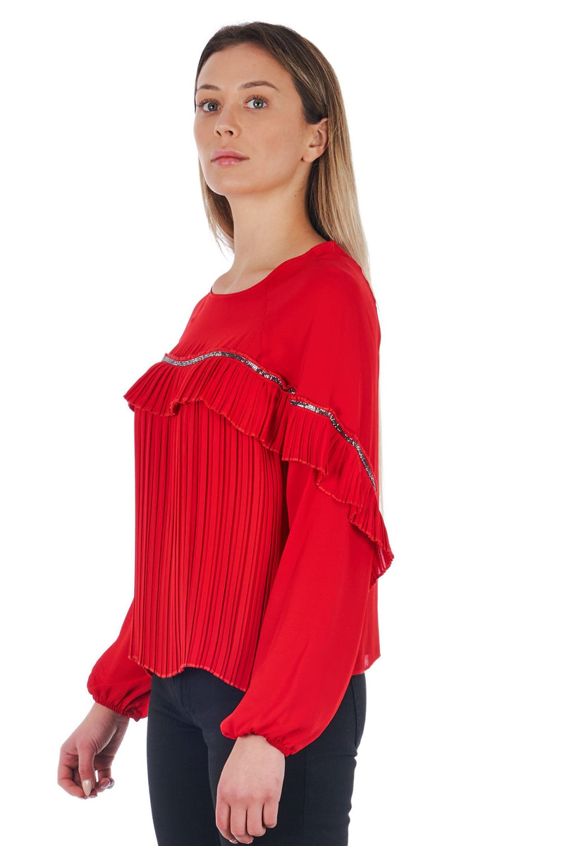 Red Polyester Shirt