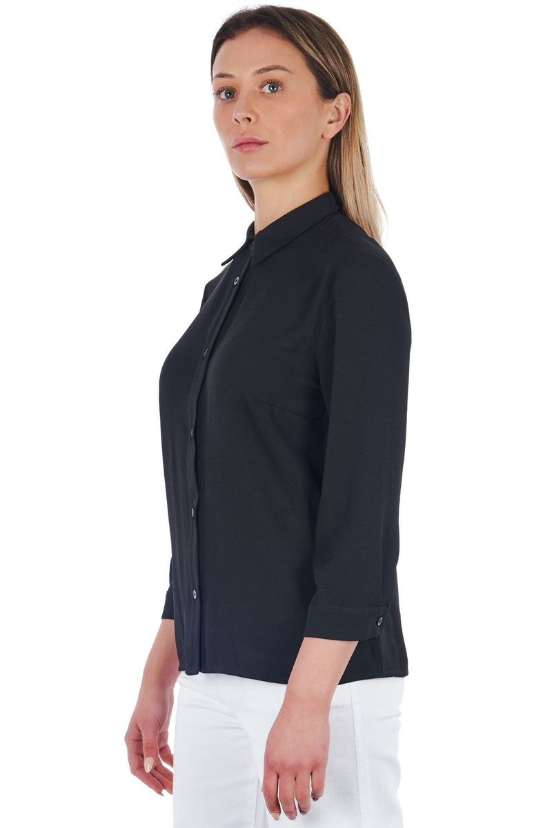 Black Polyester Shirt