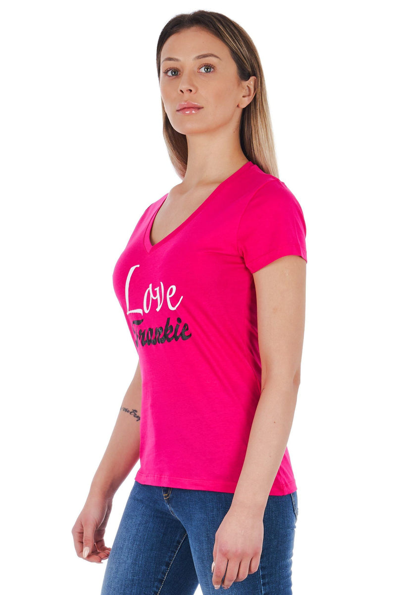 Pink Cotton Tops & T-Shirt