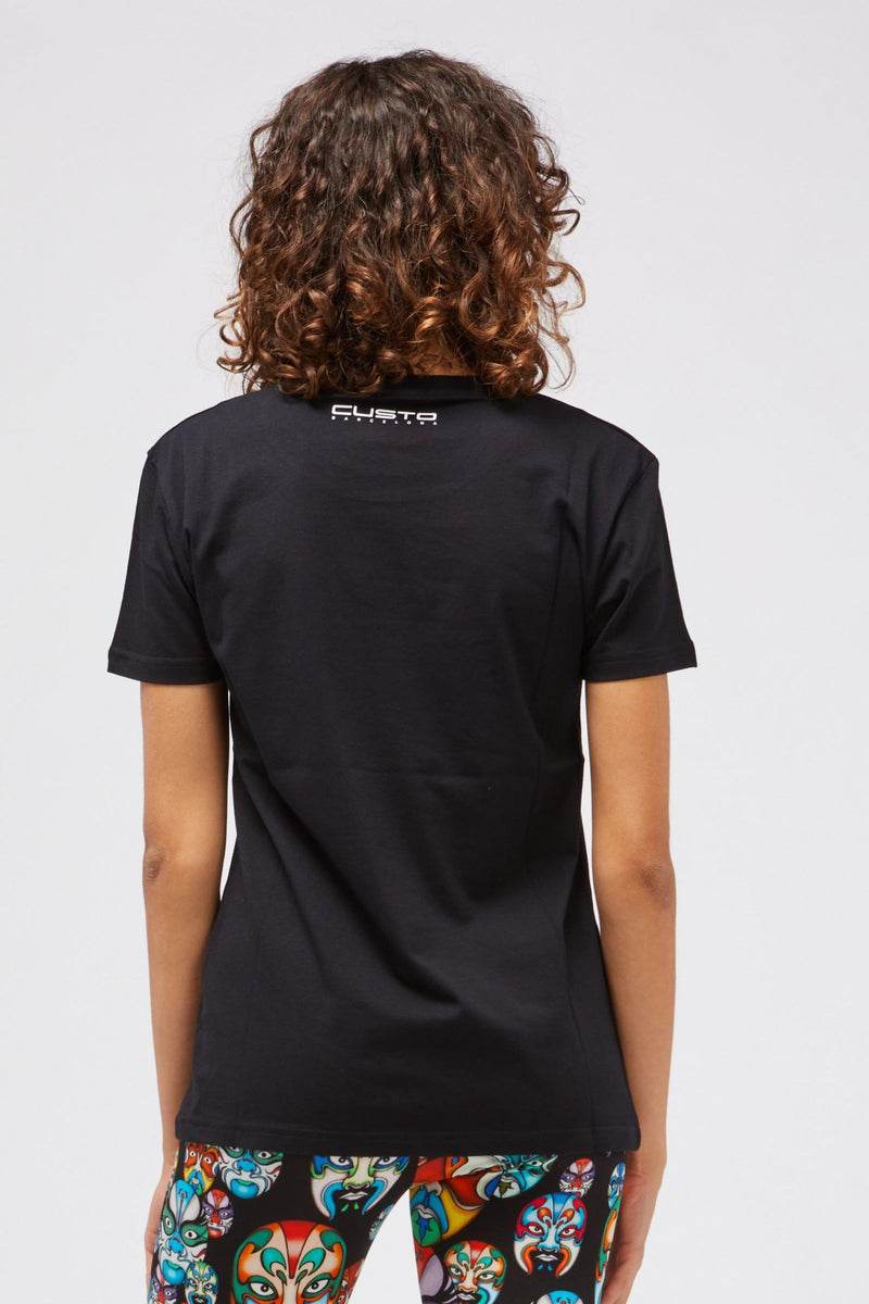 Black Cotton Tops & T-Shirt