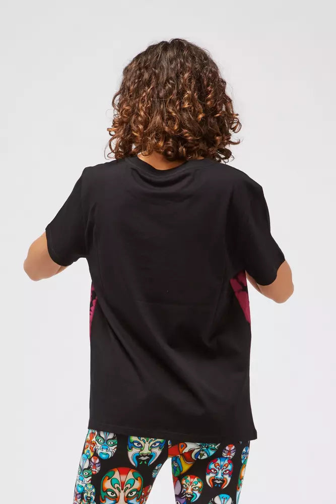 Black Cotton Tops & T-Shirt