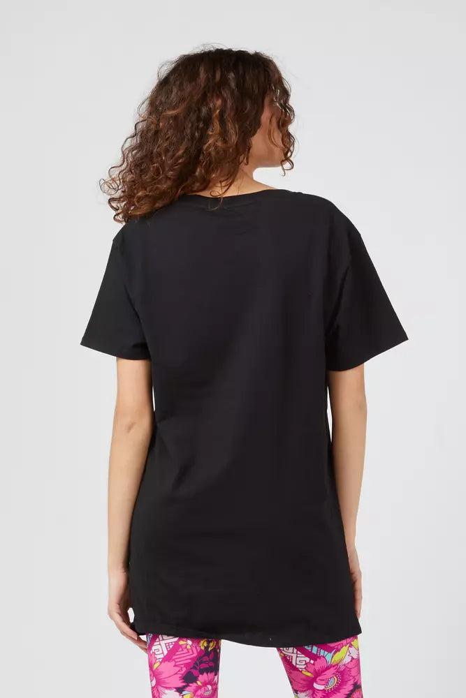 Black Cotton Tops & T-Shirt