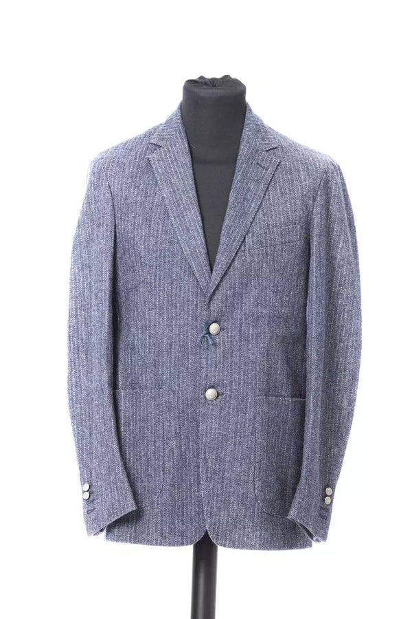 Blue Cotton Blazer