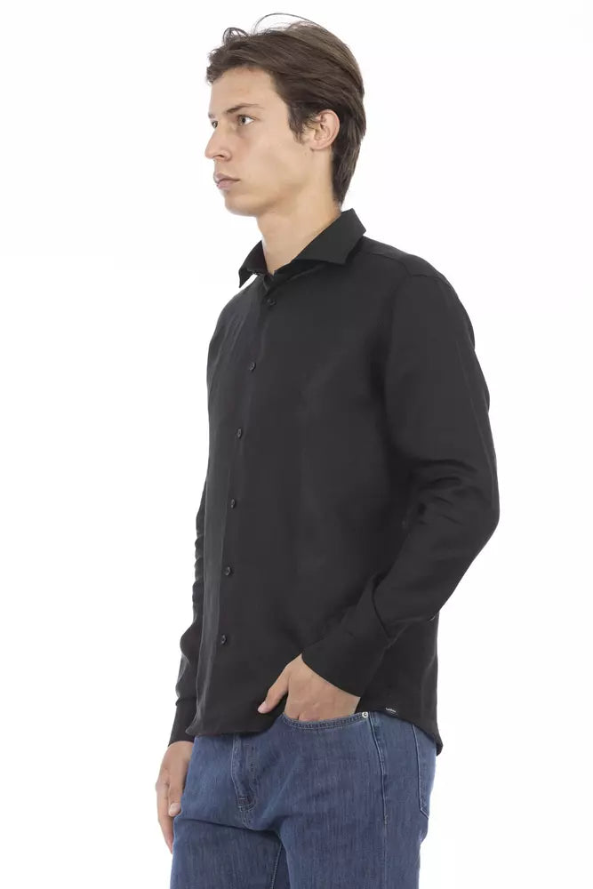 Black Linen Shirt