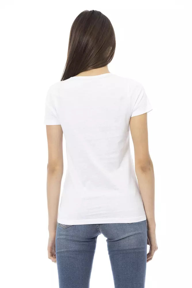 White Cotton Tops & T-Shirt