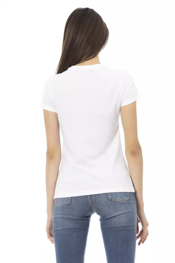 White Cotton Tops & T-Shirt