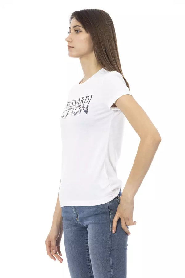 White Cotton Tops & T-Shirt