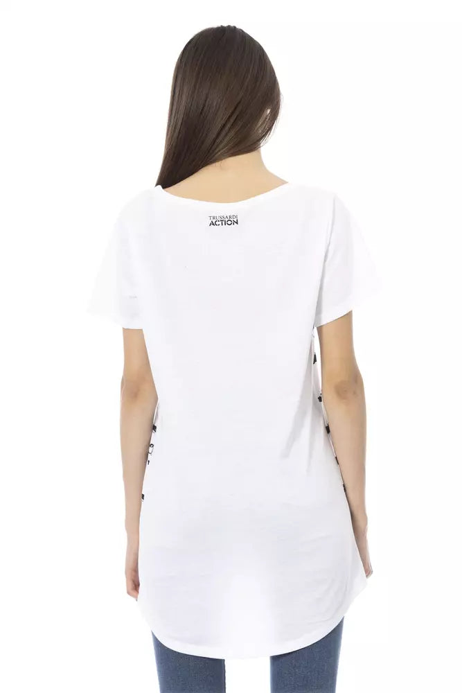 White Cotton Tops & T-Shirt