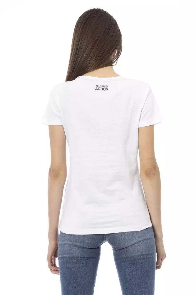 White Cotton Tops & T-Shirt