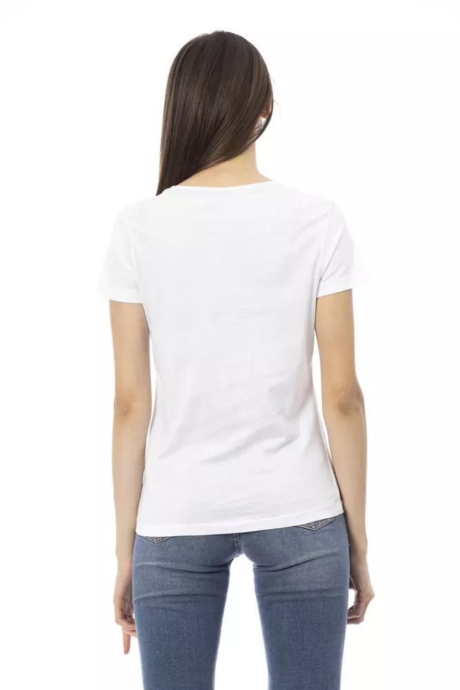 White Cotton Tops & T-Shirt