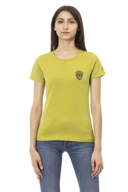 Green Cotton Tops & T-Shirt