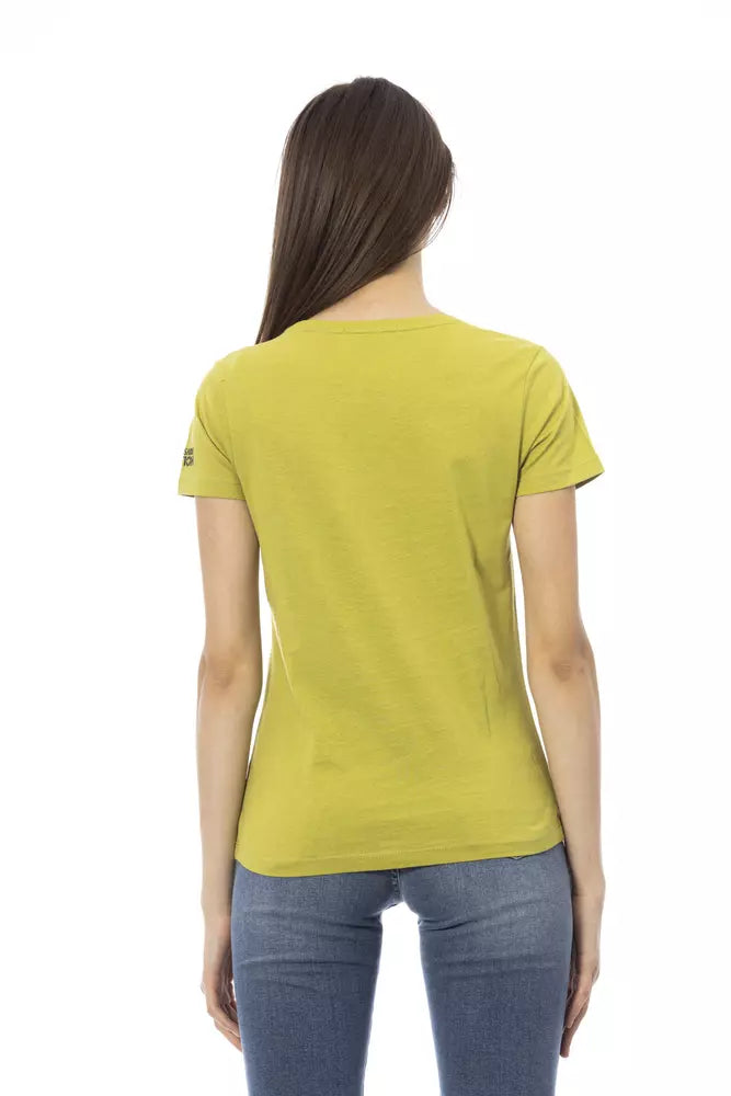 Green Cotton Tops & T-Shirt