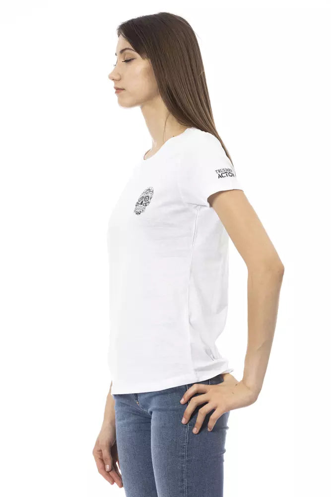 White Cotton Tops & T-Shirt