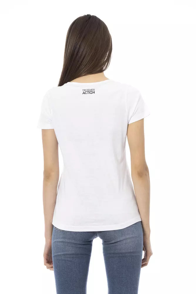 White Cotton Tops & T-Shirt