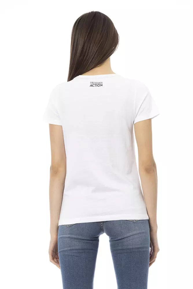 White Cotton Tops & T-Shirt