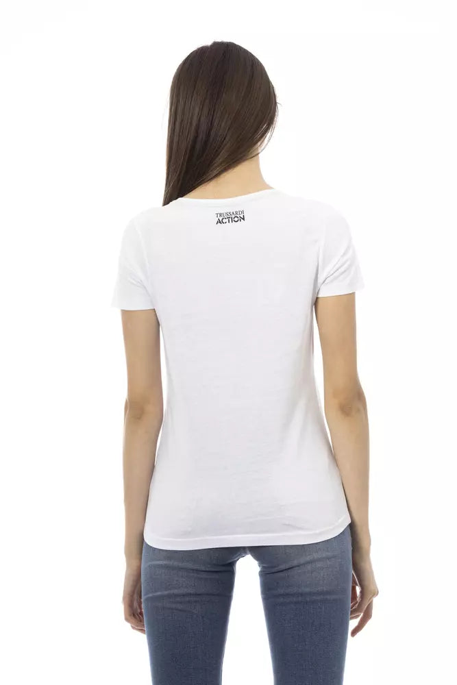 White Cotton Tops & T-Shirt