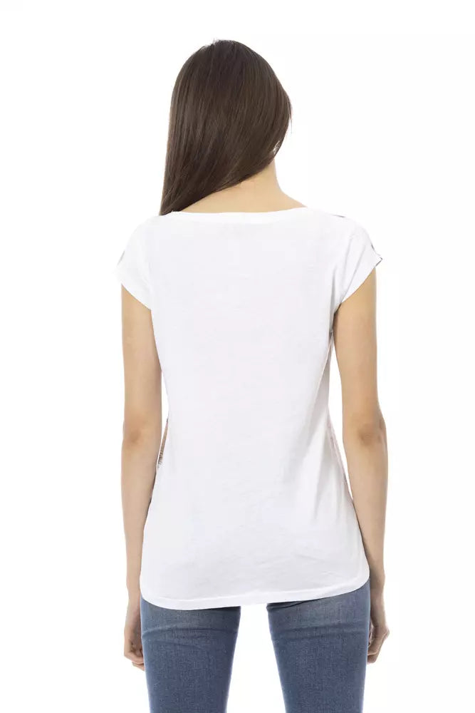 White Cotton Tops & T-Shirt