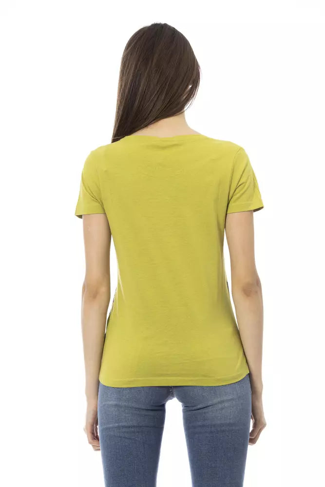 Green Cotton Tops & T-Shirt