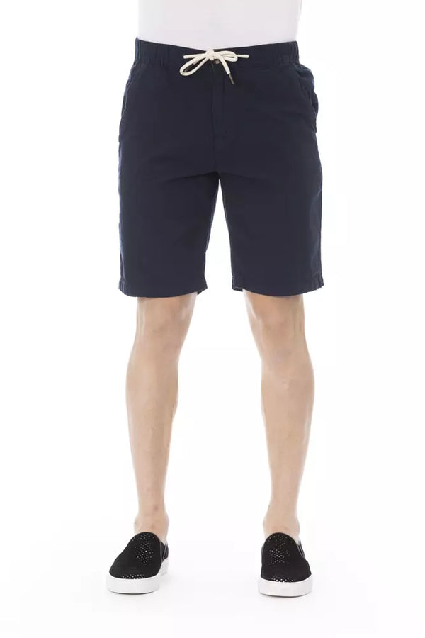 Blue Cotton Short