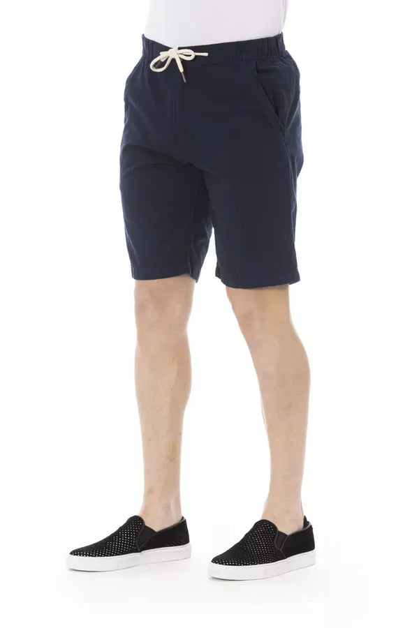 Blue Cotton Short