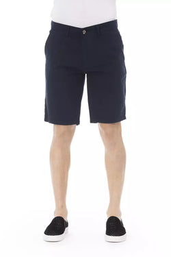 Blue Cotton Short