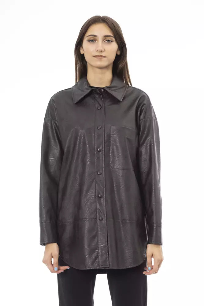 Brown Polyethylene Shirt