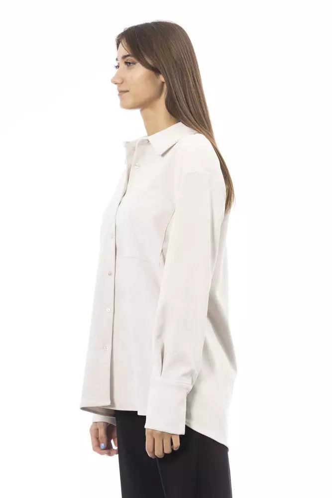 White Polyester Shirt