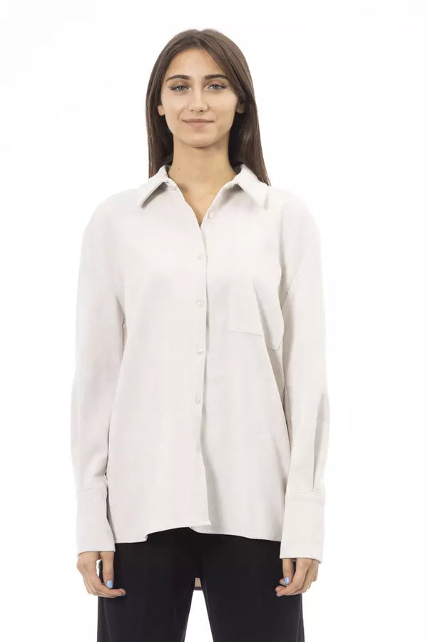 White Polyester Shirt