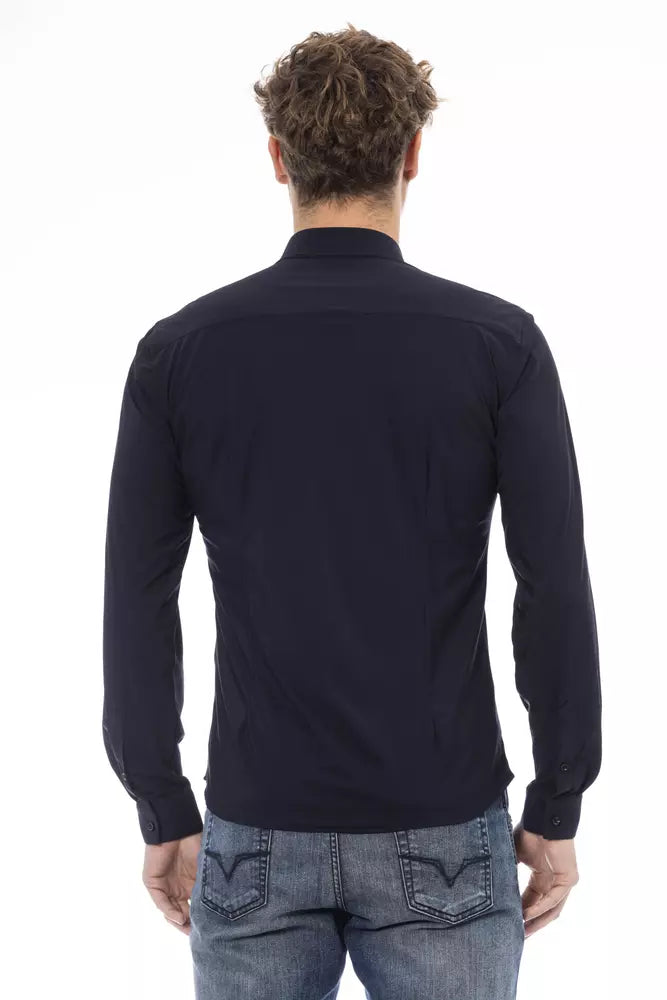 Blue Polyamide Shirt