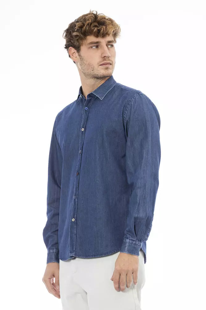 Blue Cotton Shirt