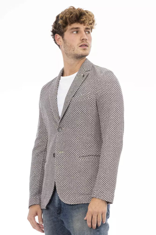 Beige Cotton Blazer