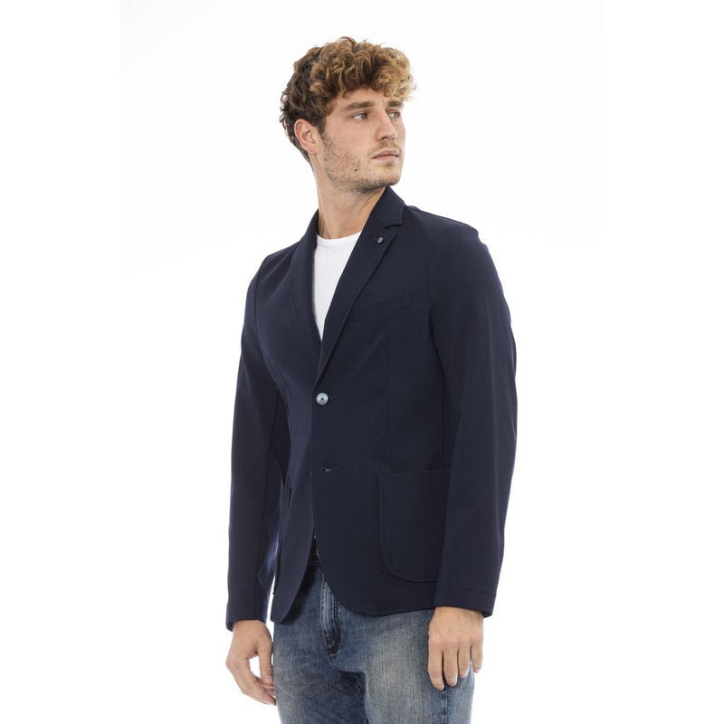 Blue Cotton Blazer