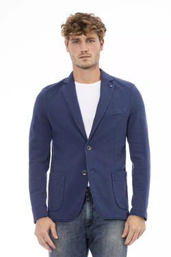 Blue Cotton Blazer