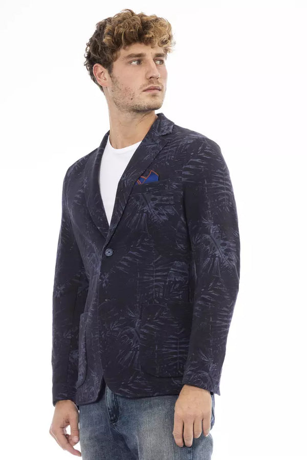 Blue Cotton Blazer