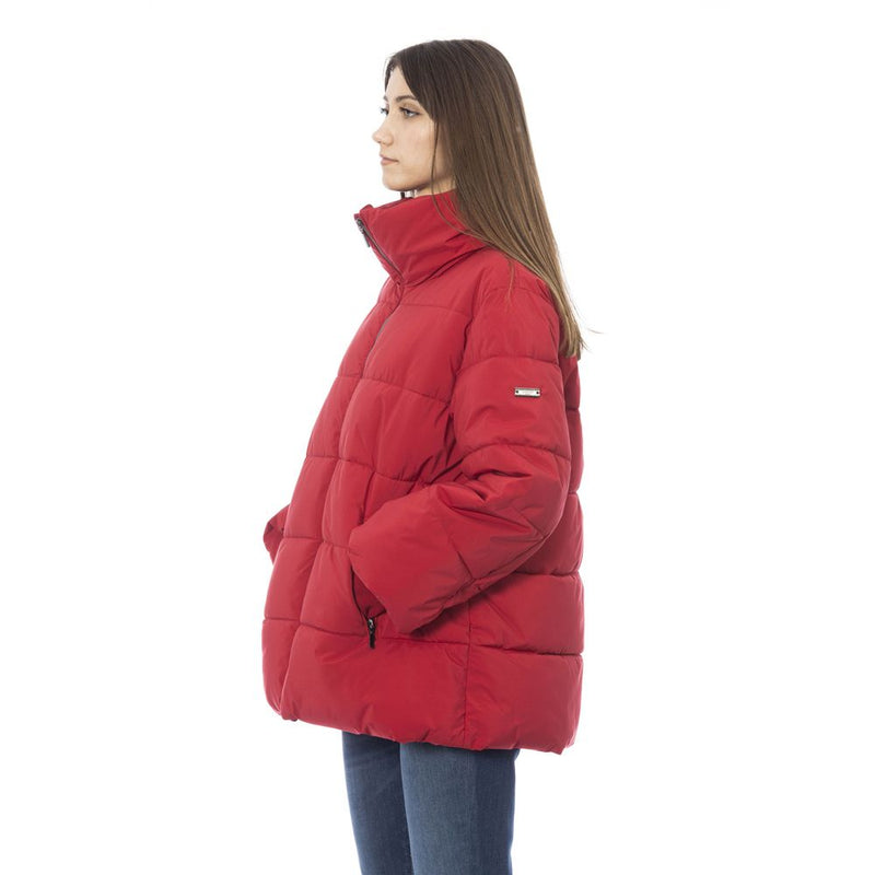 Red Polyamide Jackets & Coat