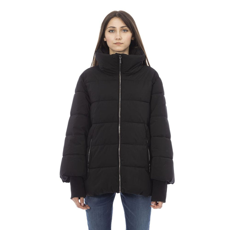 Black Polyamide Jackets & Coat